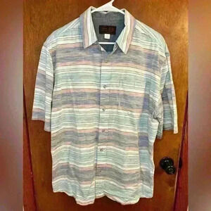 Victory Sportswear Men’s Cotton Button Up Short Sleeve